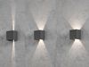 KONSTSMIDE No. 7959-370 Aussenwandleuchte Cremona 2x High Power LED 3000 K 6W Anthrazit Bild 3