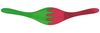 KOZIOL Salatschüssel Leaf L+, Kunststoff, (3-tlg), mit Salatbesteck Bild 2