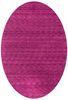 Gabbeh Teppich - Softy - Uni 230 x 150 cm - lila - oval Bild 3