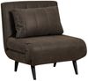 Bronx71 Schlafsessel Hanna Eco-Leder anthrazit Bild 2