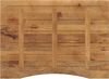 vidaXL Schreibtischplatte mit Aussparung 110x80x2,5cm Massivholz Mango 370221 Bild 5
