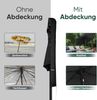 Sekey Premium Schutzhülle für 300 cm Sonnenschirm | Mit Montagestab & Reißverschluss (175×30,5/36,5 cm) – Wasserdicht, UV 50+ Bild 4
