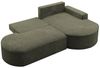Ecksofa Schlafsofa Sofa GIRONA Stoff Arena Dunkelgrün Ottomane Rechts Bild 4