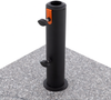 Doppler Granitsockel "myZone" mit Rollen, 50 kg Bild 2