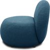 DOMO. collection Sessel 700 016, Polstersessel, rund, gepolsterte Rückenlehne, Füße mit Filzgleitern, Armsessel, Polsterganitur, 73 x 75 x 76 cm (BxTxH), blau Bild 4