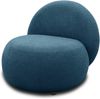 DOMO. collection Sessel 700 016, Polstersessel, rund, gepolsterte Rückenlehne, Füße mit Filzgleitern, Armsessel, Polsterganitur, 73 x 75 x 76 cm (BxTxH), blau Bild 3