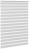 vidaXL Doppelrollo Hellgrau 155x200 cm Stoffbreite 150,9 cm Polyester 4014480 Bild 4