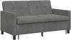 vidaXL Schlafsofa Dunkelgrau Stoff 42033353 Bild 5