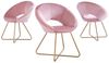 HOME DELUXE Samtstuhl SELESA - Rosa Bild 5