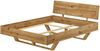 Schwebebett Doppelbett 160x200 Eiche massiv geölt mit Zubehör V-60.89-16Rollrost und Matratze inkl. Bild 3