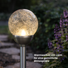 STAR Solar Pollerleuchte Roma 45 cm – LED Gartenleuchte Warmweiß, Dämmerungssensor, Solar Gartenbeleuchtung Außen, Edelstahl Optik, Wegbeleuchtung für Garten, Terrasse & Einfahrt Bild 3