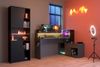 Gaming Schreibtisch Parisot Work 2-tlg. Holznachbildung Grau/Schwarz Bild 5