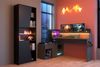 Gaming Schreibtisch Parisot Work 2-tlg. Holznachbildung Grau/Schwarz Bild 4