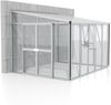 Vitavia Anlehn-Gewächshaus "Helena 8600", aluminium, 8,6 m²,3 mm ESG, 10 mm HKP Bild 2