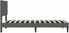 vidaXL Bettrahmen mit Kopfteil Dunkelgrau 90x190 cm Cordstoff 3414680 Bild 5