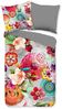hip Flanell Bettwäsche 135 X 200 cm + 1- 80 X 80 cm Isarea Mandals and flowers bunt Bild 5