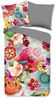 hip Flanell Bettwäsche 135 X 200 cm + 1- 80 X 80 cm Isarea Mandals and flowers bunt Bild 4