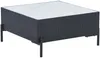 Vente-unique - CYNDORA Couchtisch Holz, Platte SchwarzWeiß - B 80 cm x H 40 cm x L 80 cm Bild 3