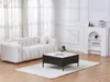 Vente-unique - CYNDORA Couchtisch Holz, Platte SchwarzWeiß - B 80 cm x H 40 cm x L 80 cm Bild 1