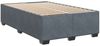 vidaXL Boxspringbett mit Matratze Dunkelgrau 120x200 cm Samt 3286295 Bild 5
