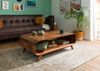 Couchtisch Sheesham 120x70x40 hellbraun lackiert MAILAND #134 Bild 3