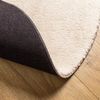 vidaXL Teppich HUARTE Kurzflor Weich und Waschbar Beige Ø 120 cm 375029 Bild 5
