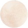 vidaXL Teppich HUARTE Kurzflor Weich und Waschbar Beige Ø 120 cm 375029 Bild 2