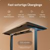 Desktronic HomePro Elektrisch höhenverstellbarer Schreibtisch 140x70cm Grau/Grau mit Memory-Funktion, Anti-Kollisions Technologie, USB-A und USB-C-Ladeanschlüssen Bild 3