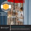 KESSER® Premium Sonnenschirmhalter Universal Balkongeländer - Schirmständer für eckige und runde Schirme | Balkon Terrasse Sonnenschirm Halterung hohe Flexibilität | Starke Klemmkraft Anthrazit / Grau Bild 5
