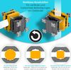 KESSER® Premium Sonnenschirmhalter Universal Balkongeländer - Schirmständer für eckige und runde Schirme | Balkon Terrasse Sonnenschirm Halterung hohe Flexibilität | Starke Klemmkraft Anthrazit / Grau Bild 3