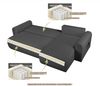 OTTO home Ecksofa JONAA L-Form, 241cm - OTTO. Verlässliche Qualität, Schlaffunktion(133/200), Bettkasten, Cord, Struktur, Unser Tiefpreis Bild 4