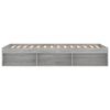vidaXL Bettgestell Grau Sonoma 90x190 cm 3203843 Bild 5