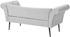 Chaiselongue NANTILLY Stoff Hellgrau Bild 5