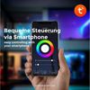 B.K.Licht - USB LED Strip 2m smart via App- und Sprachsteuerung, buntes RGB Licht, dimmbar, Smart Home LED Streifen, Leiste, Gaming Deko, Band, Lichtleiste, 200 x 1 x 0,3 cm, Schwarz Bild 4