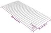 vidaXL Bettlattenrost Ersatz mit 24 Latten 90x200 cm 340077 Bild 4