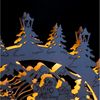 IC Winterworld LED Schwibbogen LED Lichterbogen aus Holz mit 10 LED beleuchtet, warm-weiß, mit Timer, moderne Weihnachtsdeko Bild 2