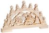 IC Winterworld LED Schwibbogen LED Lichterbogen aus Holz mit 10 LED beleuchtet, warm-weiß, mit Timer, moderne Weihnachtsdeko Bild 4