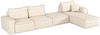 Ecksofa Modulsofa 4-teilig SANDE Stoff Alpine Hellgrün Ottomane Rechts Bild 5