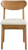 Vente-unique - LERANIA Stuhl Stoff BeigeBeige - B 54 cm x H 81 cm x L 49 cm Bild 3
