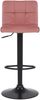 CLP 2er Set Barhocker Feni Samt höhenverstellbar und drehbar,pink Bild 3