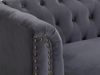 3-Sitzer-Sofa TURNER - Samt - Anthrazit Bild 5