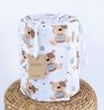 Loolay Bettnestchen TEDDY Bär Baumwolle Atmungsaktives Babybett BETTUMRANDUNG Teddybär, (Bett 140x70cm - 420, 210 cm, 120x60cm - 360, 180 cm, Babyaussttatung Umrandung Kopfschutz Kantenschutz Bettschlange), Super PREMIUM Baby GESCHENK - 100% Natural Ba... Bild 3