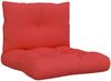 vidaXL Palettenkissen 2-tlg. Rot Stoff Bild 2