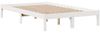 vidaXL Massivholzbett mit Regal ohne Matratze Weiß 135x190 cm Kiefer 3321617 Bild 5