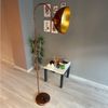 Bamyum Stehlampe Moderne Metall Stehlampe mit Dimmer, ohne Leuchtmittel, verstellbarer Lampenschirm Bild 3