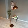 Bamyum Stehlampe Moderne Metall Stehlampe mit Dimmer, ohne Leuchtmittel, verstellbarer Lampenschirm Bild 2