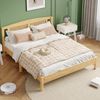 Bett 160x200 cm aus Rattan mit 15 Latten und Mittelfüßen – natürliches Design für Jugend und Erwachsene Bild 4