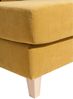 XXL Sessel Karil Bezug Veloursstoff Buche natur / mais 21888 Bild 5