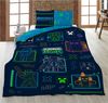 Minecraft Bettwäsche 140x200 cm Polyester Bettbezug mit passendem Kissenbezug Bild 2