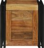 vidaXL Aufbewahrungsbox mit Speicher 40 x 40 x 40 cm Massivholz Akazie 4016750 Bild 5